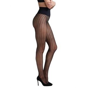 Commando The Scalloped Net Tight in Black SZ L NWT